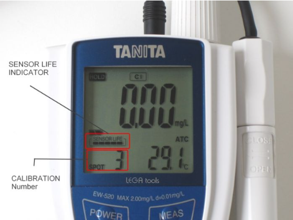 Tanita EW-520 เครื่องวัดคลอรีนอิสระ